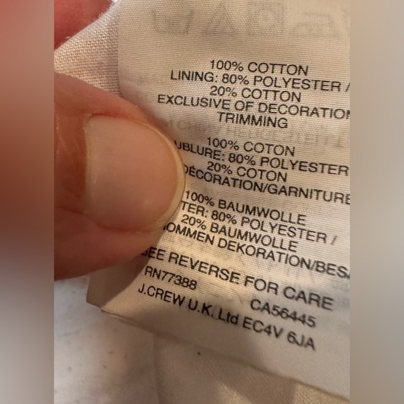 Madewell Embroidered Butterfly Striped Cotton Dress - Picture 7 of 9